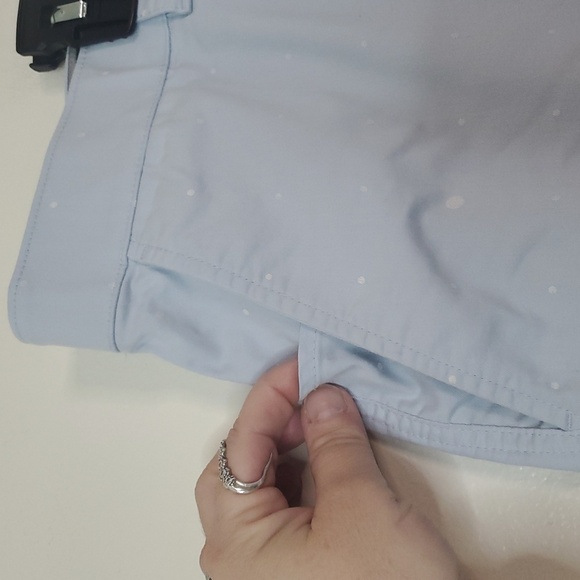 Mens Nike Standard Fit Light Blue Chino Shorts White Dots Size 42 Golf Preppy - Picture 5 of 14